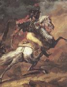 Theodore   Gericault Chasseur of the Imperial Guard,Charging (mk10) china oil painting reproduction